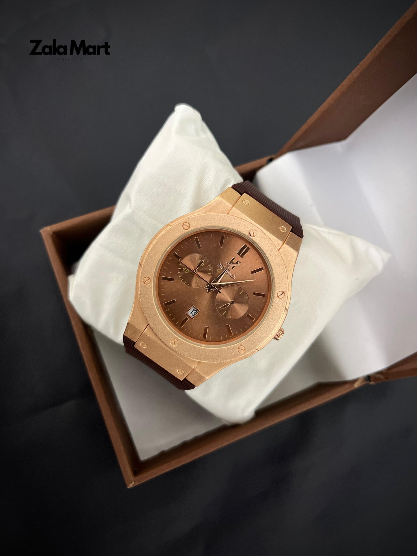 Premium 40mm Menβs Watch β Sporty Elegance