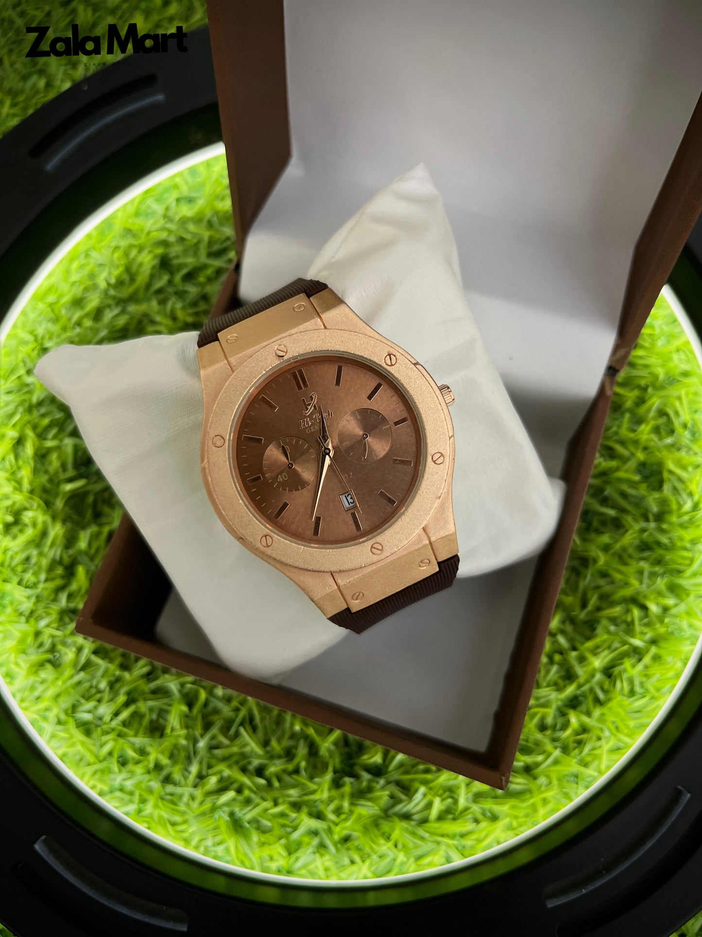 Premium 40mm Menβs Watch β Sporty Elegance