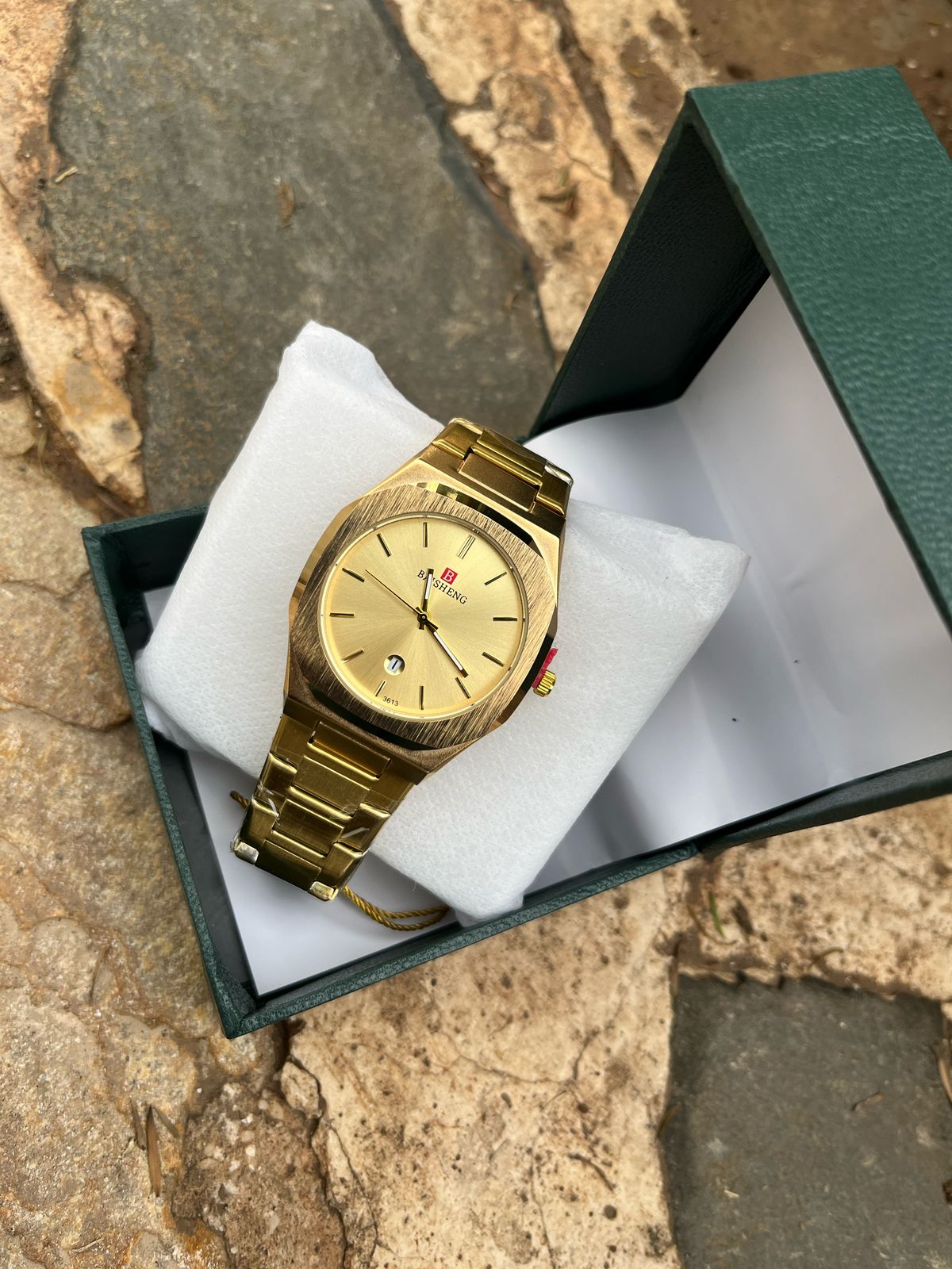 Baisheng Stainless Steel Quartz Watch for Men - Luxury Design