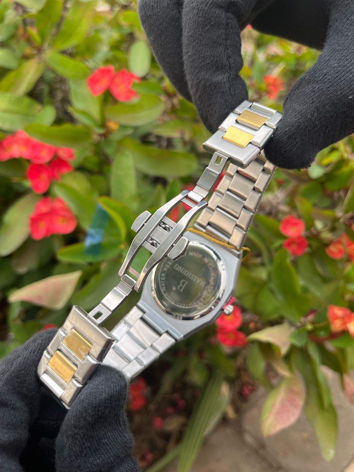 Baisheng Stainless Steel Quartz Watch for Men - Luxury Design