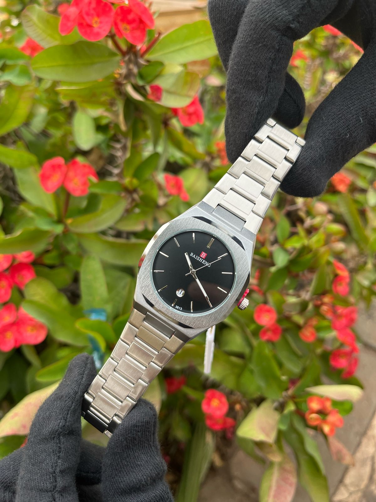 Baisheng Stainless Steel Quartz Watch for Men - Luxury Design