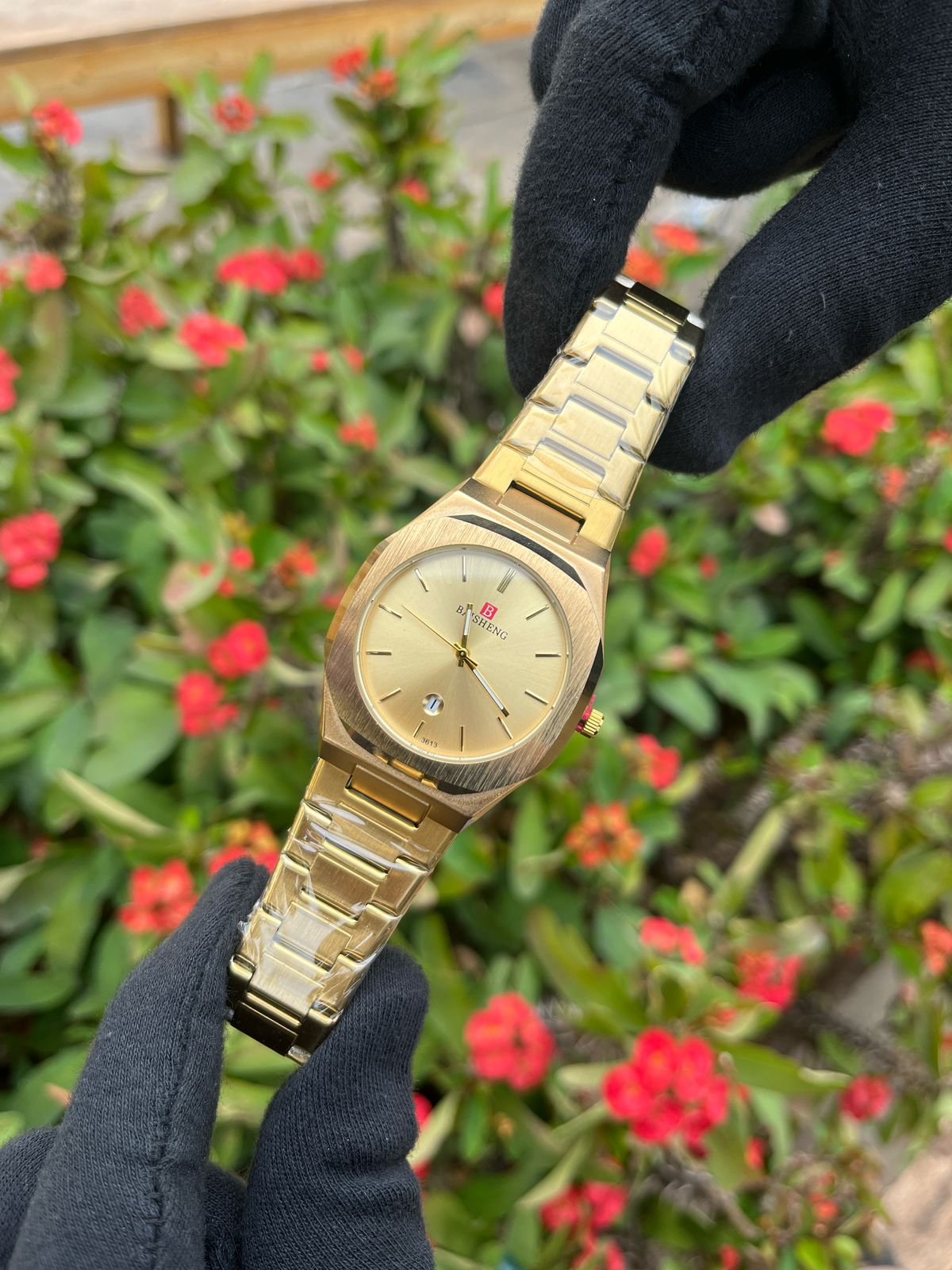 Baisheng Stainless Steel Quartz Watch for Men - Luxury Design