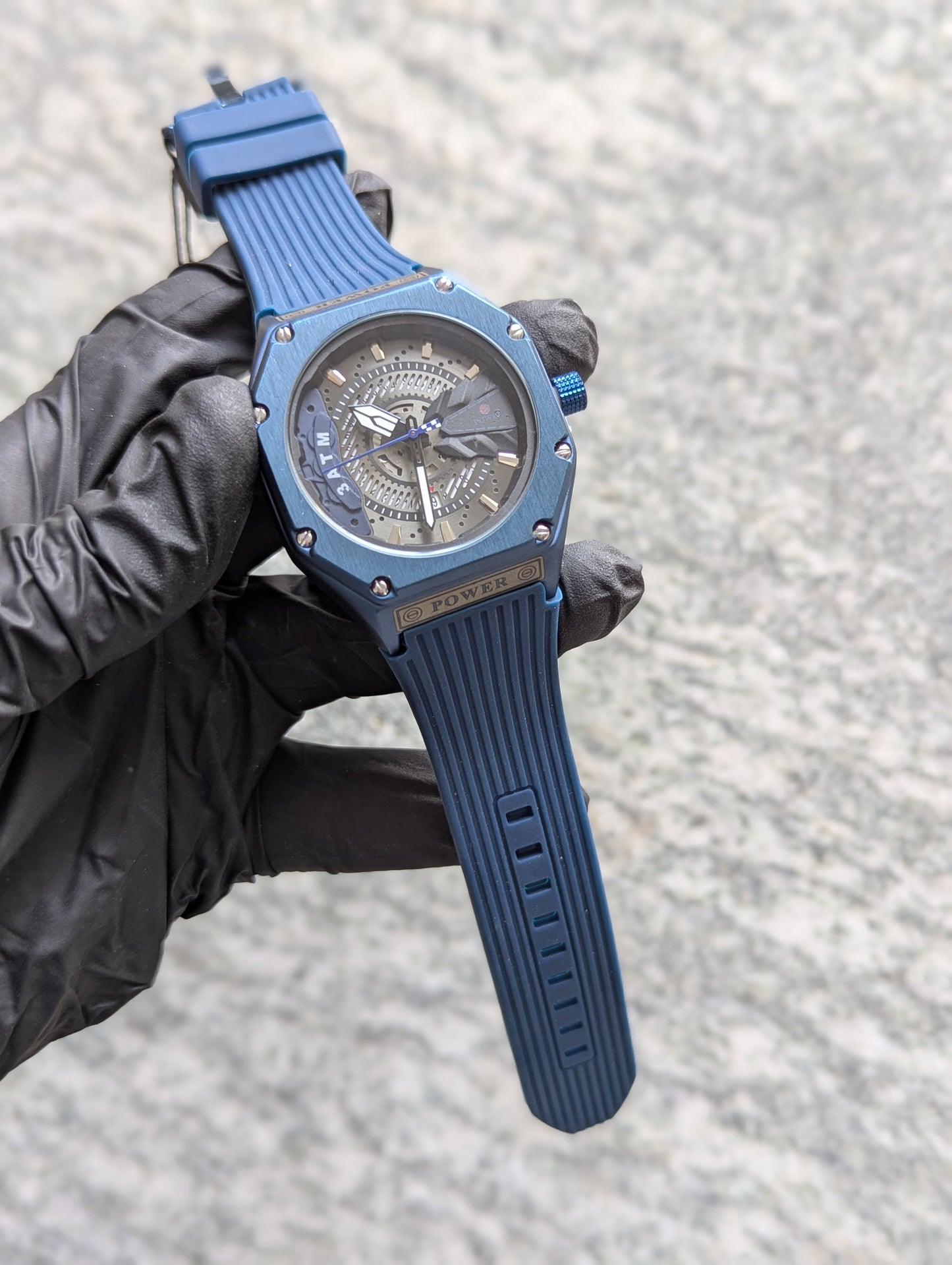 Power SteelX™ – Stainless Steel Waterproof Watch with Silicone Strap
