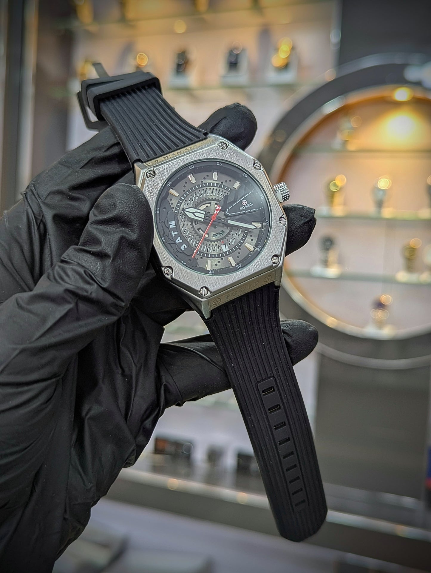 Power SteelX™ – Stainless Steel Waterproof Watch with Silicone Strap