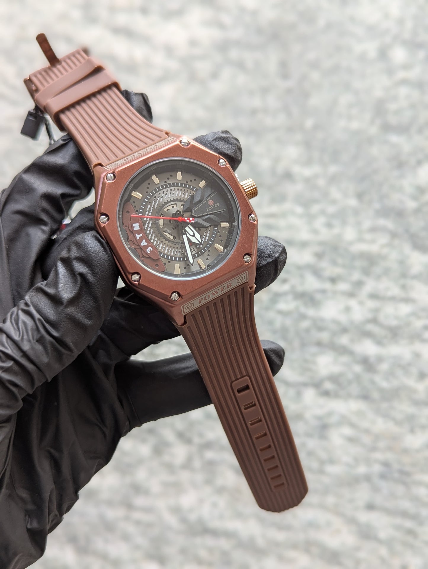 Power SteelX™ – Stainless Steel Waterproof Watch with Silicone Strap
