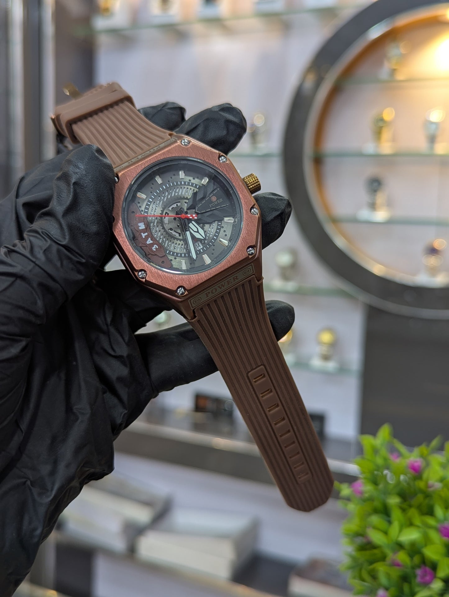 Power SteelX™ – Stainless Steel Waterproof Watch with Silicone Strap