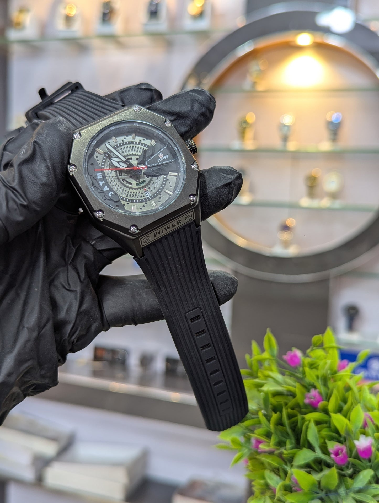 Power SteelX™ – Stainless Steel Waterproof Watch with Silicone Strap