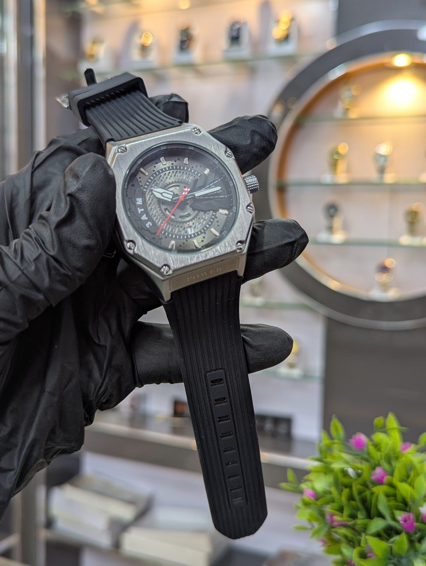 Power SteelX™ – Stainless Steel Waterproof Watch with Silicone Strap