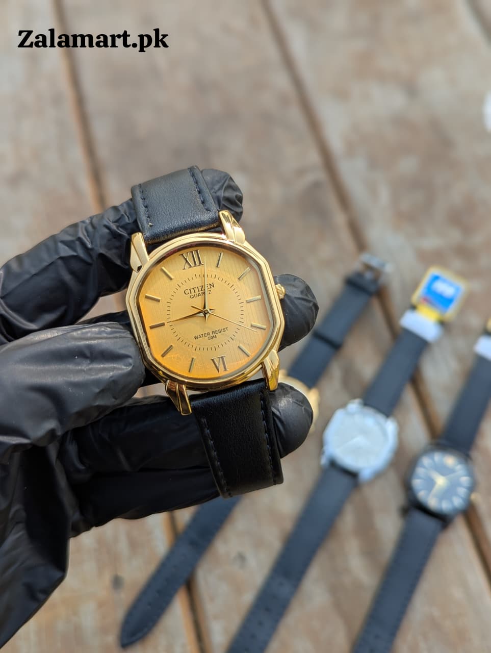 Citizen Minimal Watch with  Leather Strap