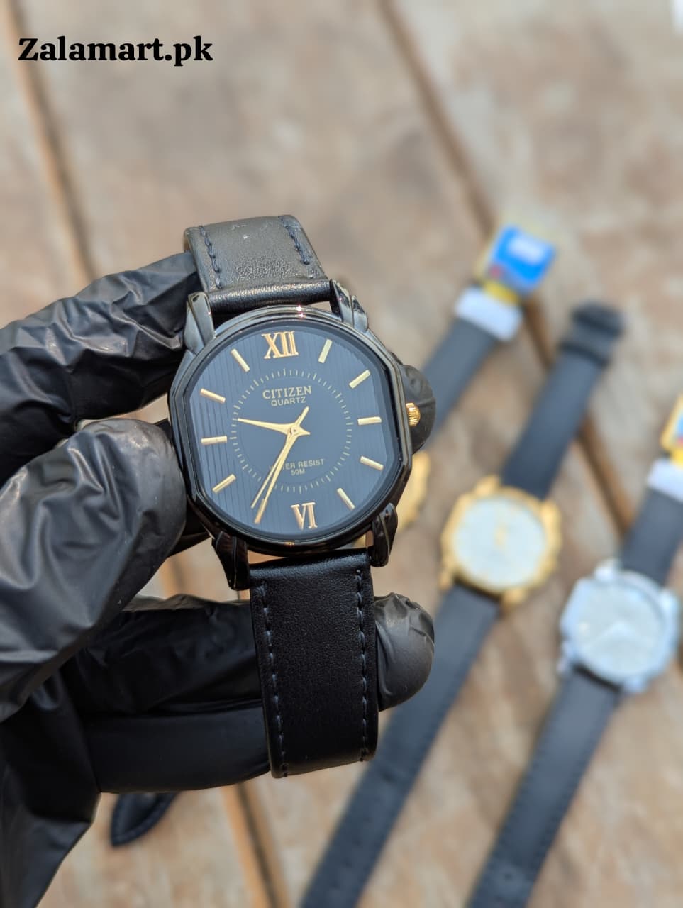 Citizen Minimal Watch with  Leather Strap