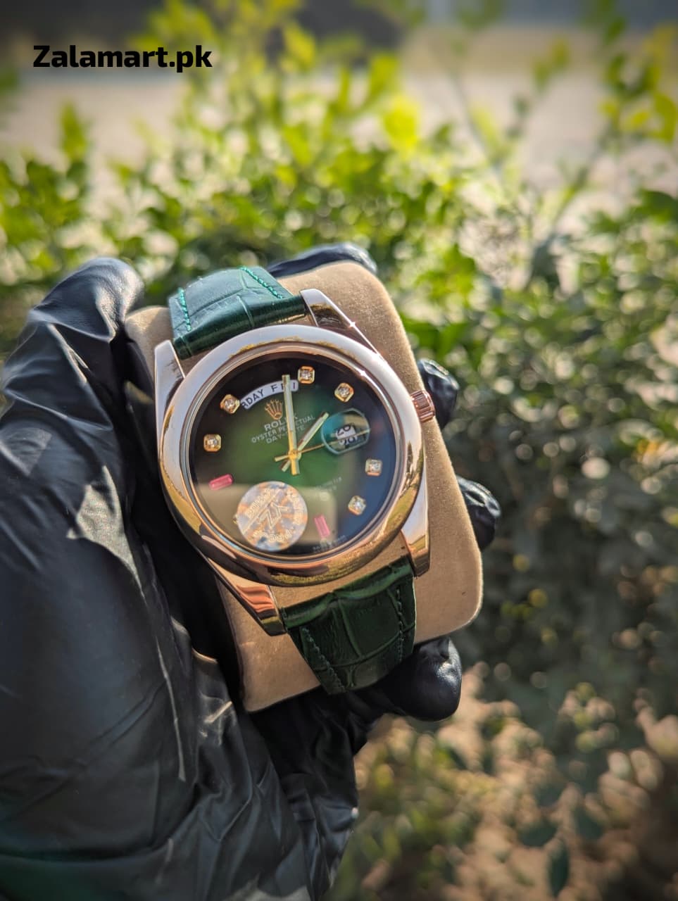 RLX Premium Watch with Original Leather Straps | Date & Day Display