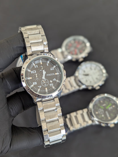 ⌚ Premium Stainless Steel Watch – Bold Look, Lasting Impression