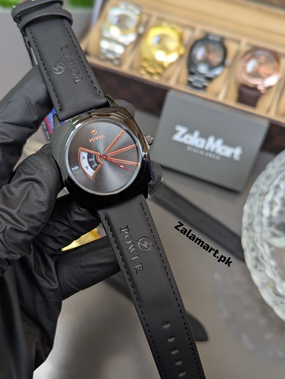 Power Leather Strap Men’s Watch | Premium Gift Timepiece
