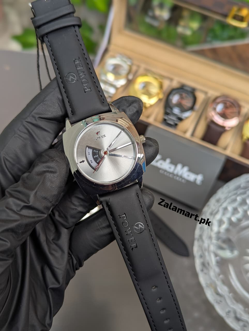 Power Leather Strap Men’s Watch | Premium Gift Timepiece