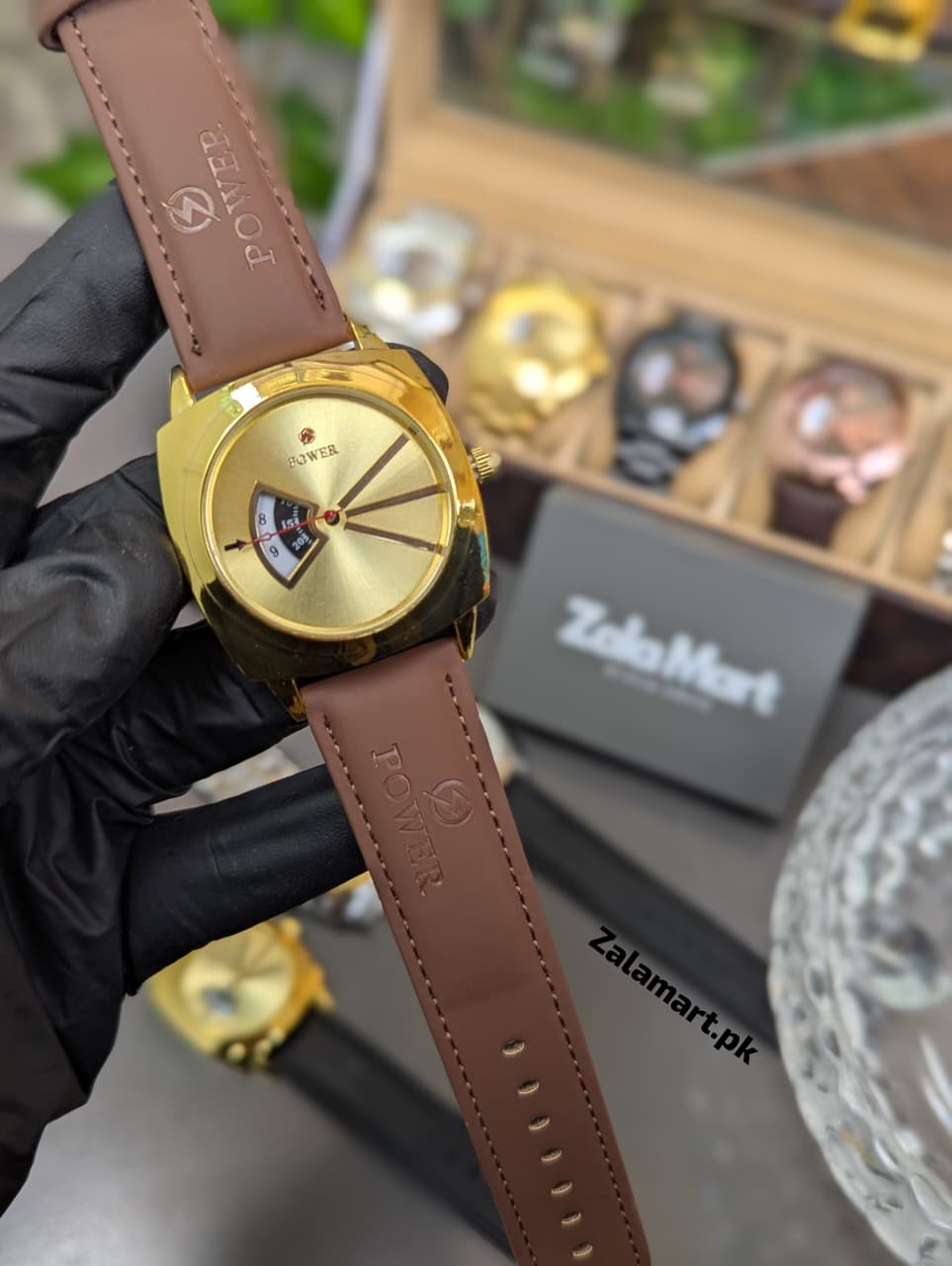 Power Leather Strap Men’s Watch | Premium Gift Timepiece