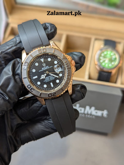 RLX Submariner Men’s Watch – Premium Silicone Strap
