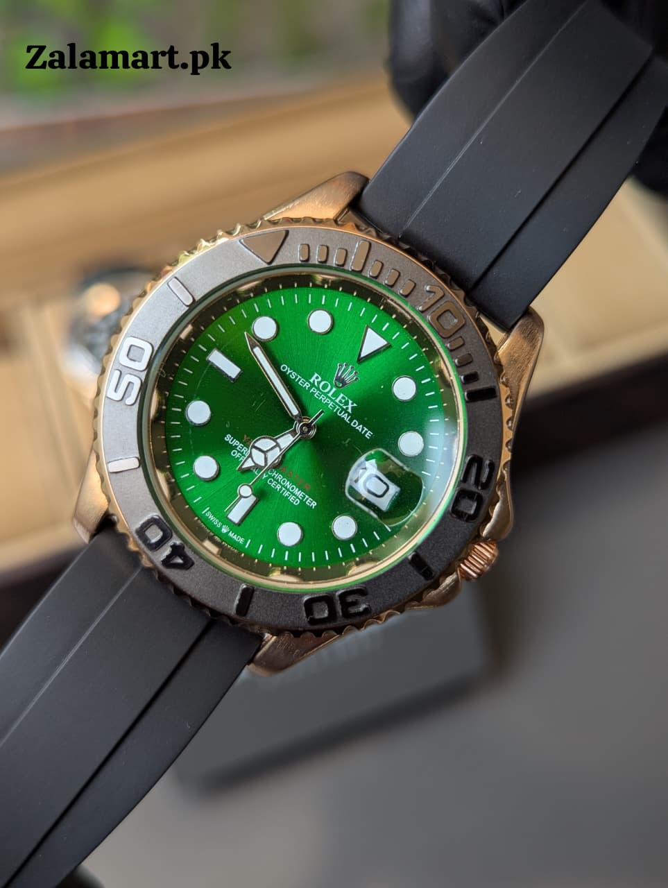 RLX Submariner Men’s Watch – Premium Silicone Strap