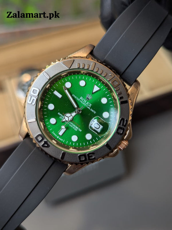 RLX Submariner Men’s Watch – Premium Silicone Strap