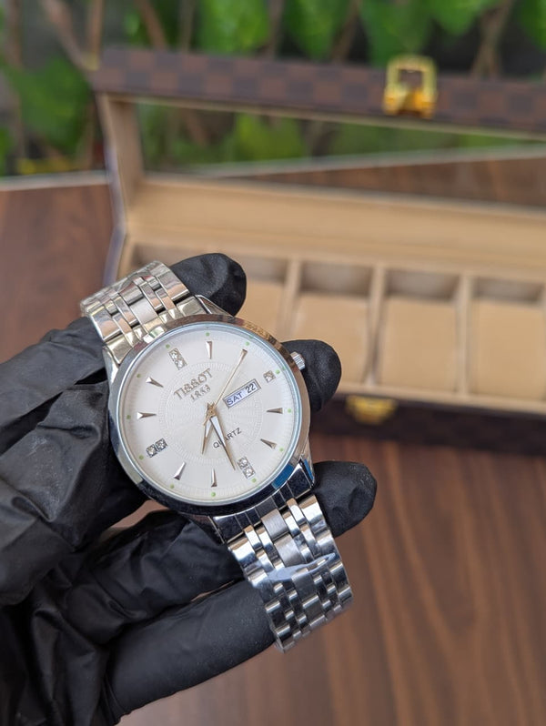 Tissot Day & Date Watch – Precision with Timeless Elegance