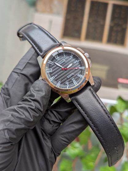 Classic Leather Strap Men’s Watch