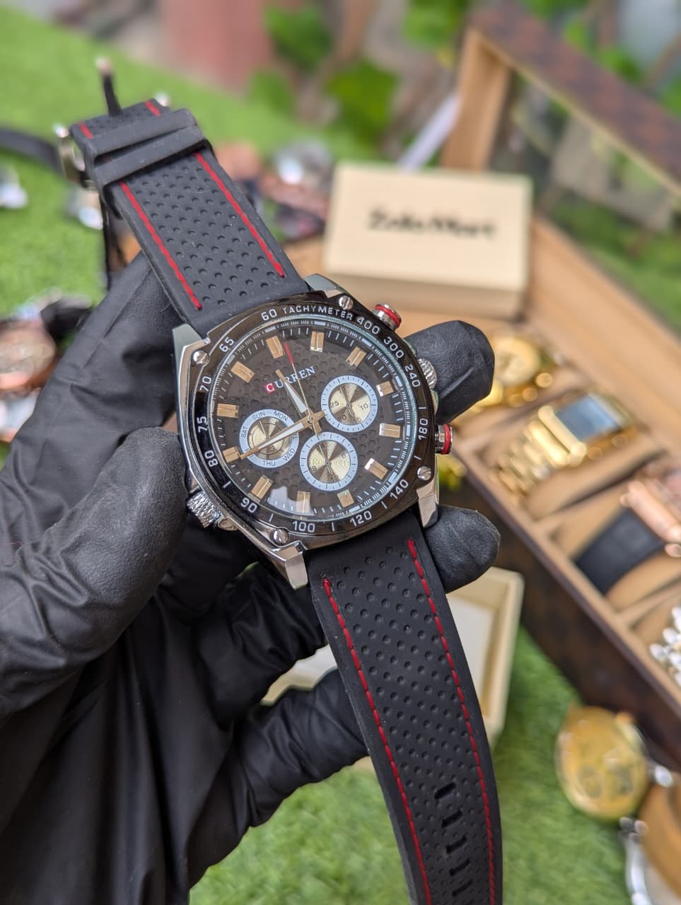 Curren Branded Chronograph Men’s Watch – Working Chronograph