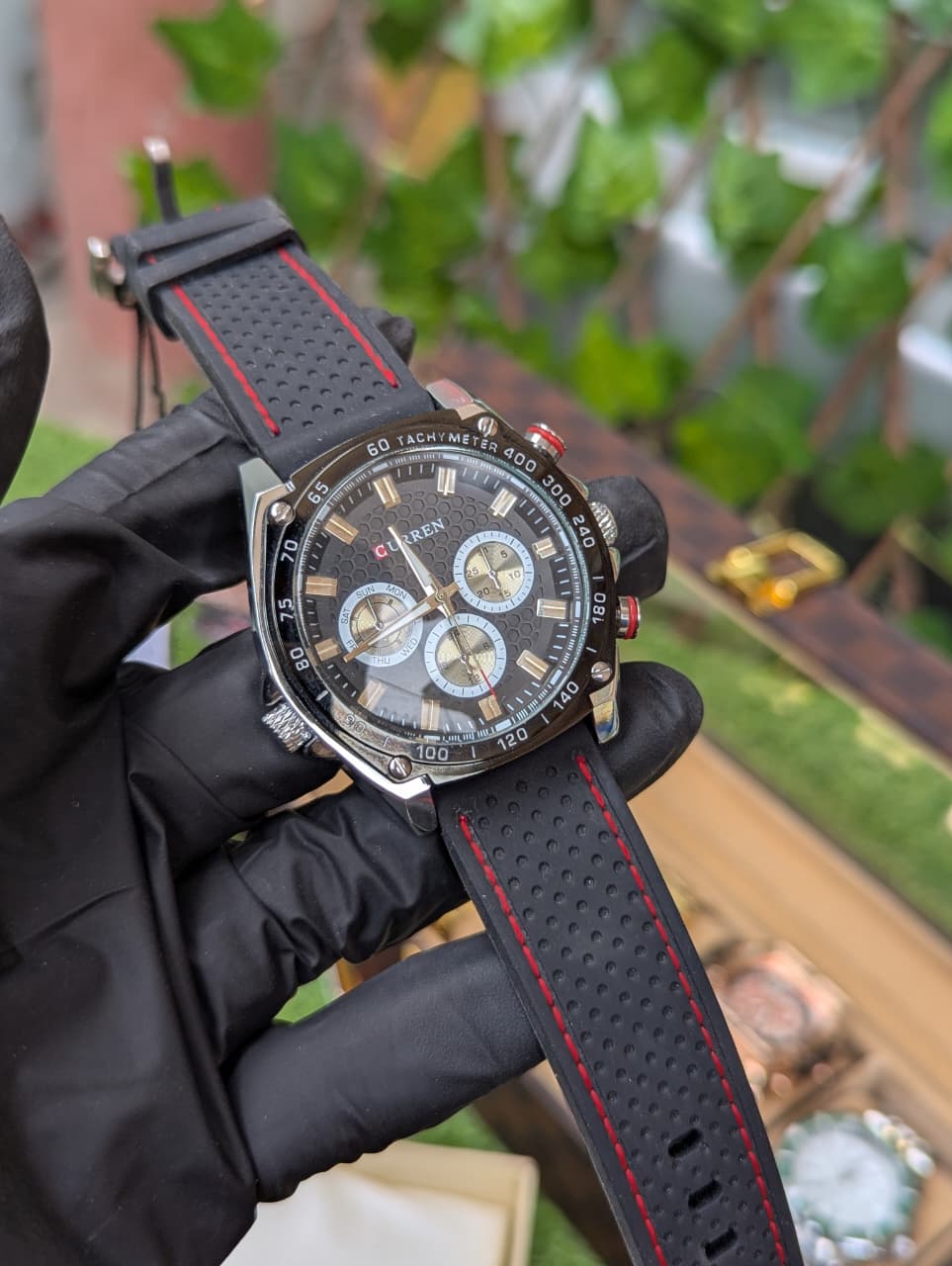 Curren Branded Chronograph Men’s Watch – Working Chronograph