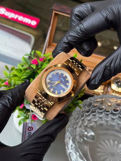 Premium ORIX Stainless Steel Watch – Day & Date Display