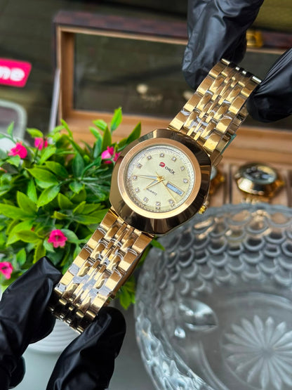 Premium ORIX Stainless Steel Watch – Day & Date Display