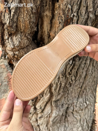 Ladies’ Luxury Cross-Strap Slippers – Stylish, Comfortable