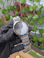 Minimalist Classic Men’s Watch – Sleek Dial & Stainless Steel Bracelet