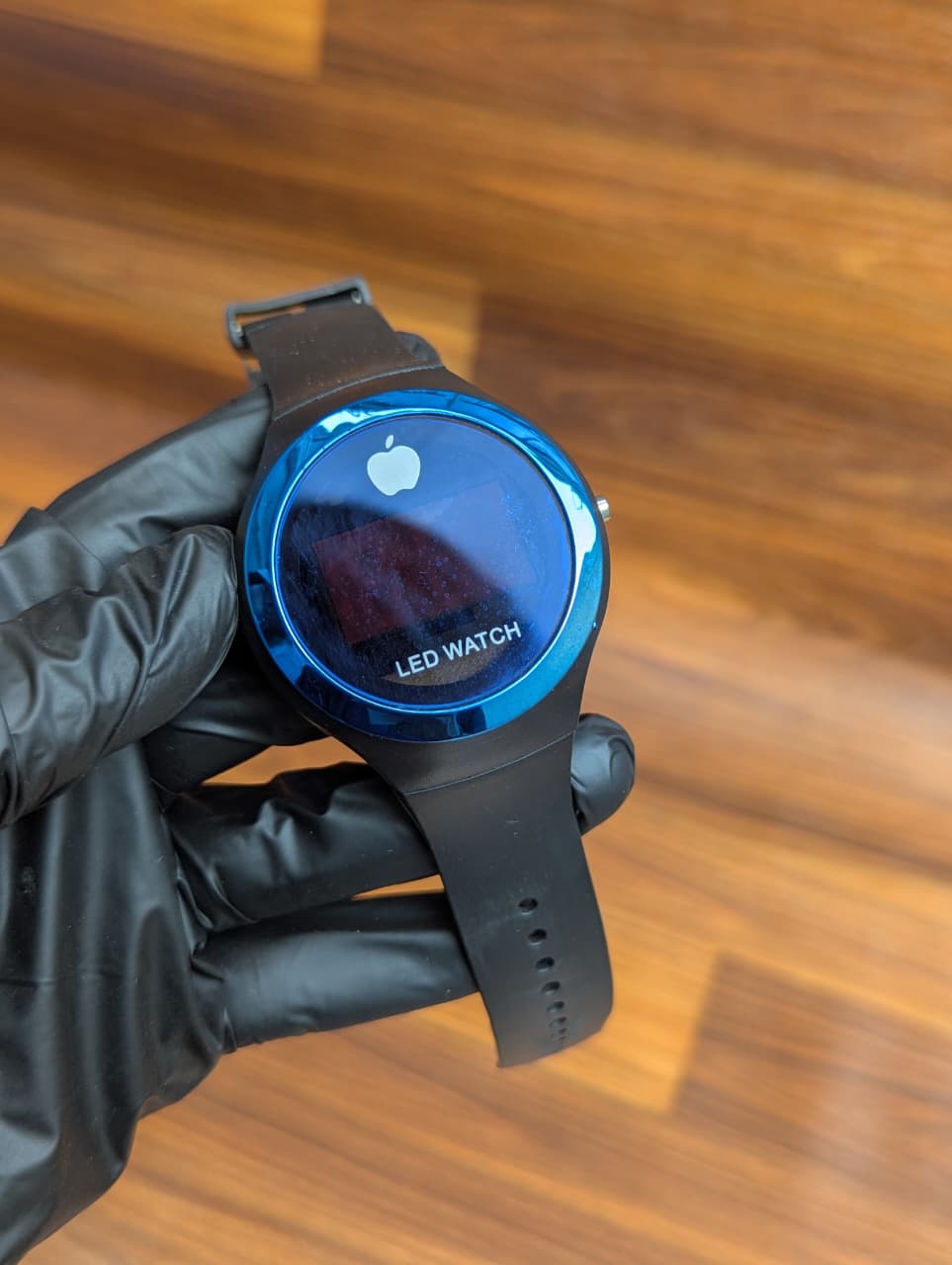 Futuristic LED Digital Watch – Touch Display & Silicone Strap