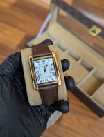 Cartier Tank-Inspired Luxury Watch – Classic Dial