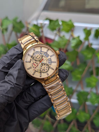 Luxury Stainless Steel Men’s Watch – Bold & Timeless Design