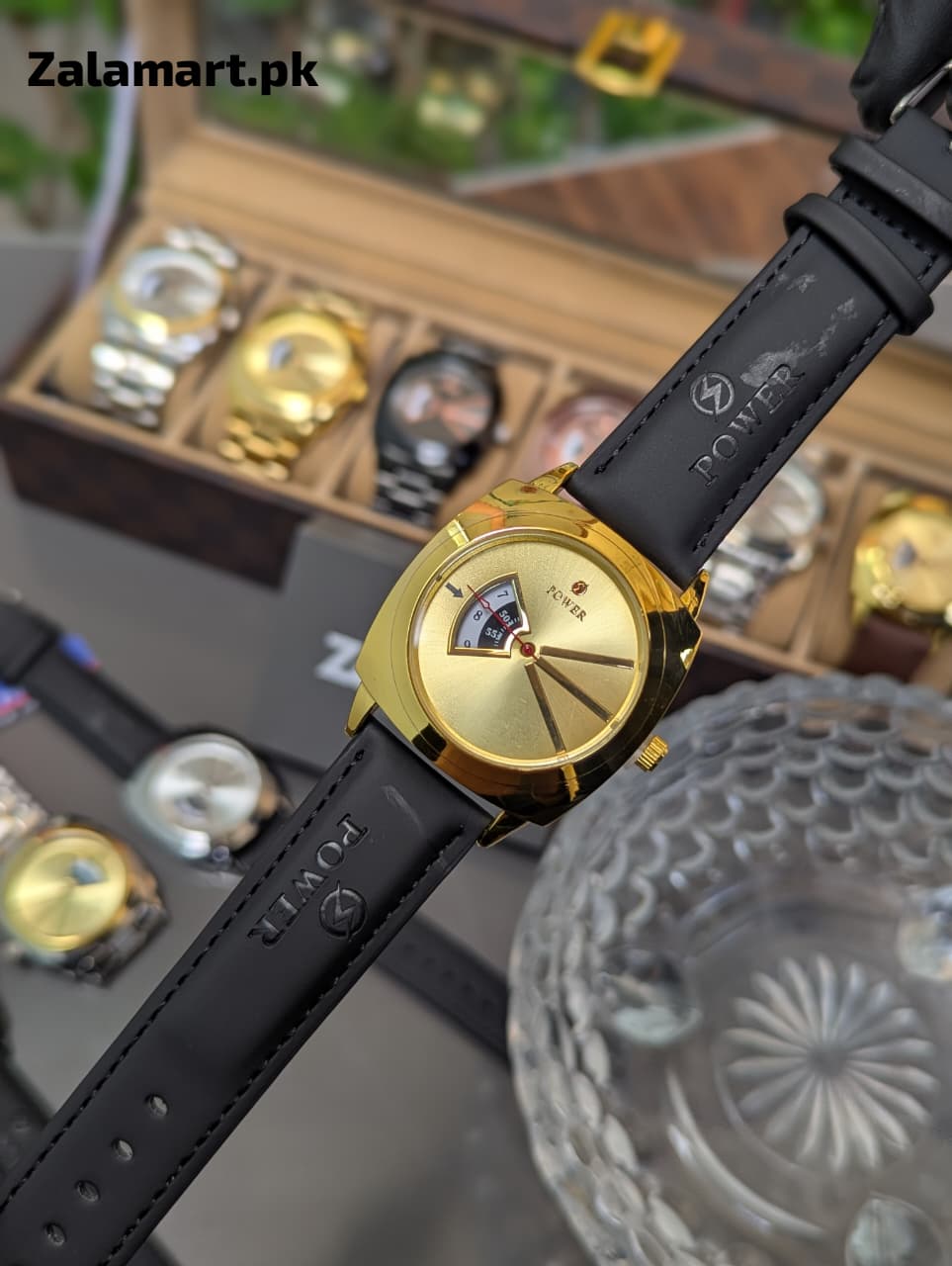 Power Leather Strap Men’s Watch | Premium Gift Timepiece