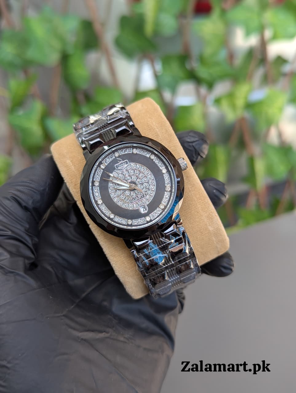 Dinar Diamond  Stainless Steel Men’s Watch – Waterproof | Date Display | Premium Gift Watch