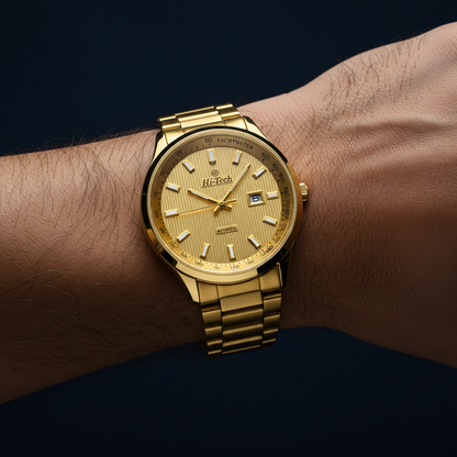 Hi-Tech Luxury Branded Watch – Premium Stainless Steel | Date Display