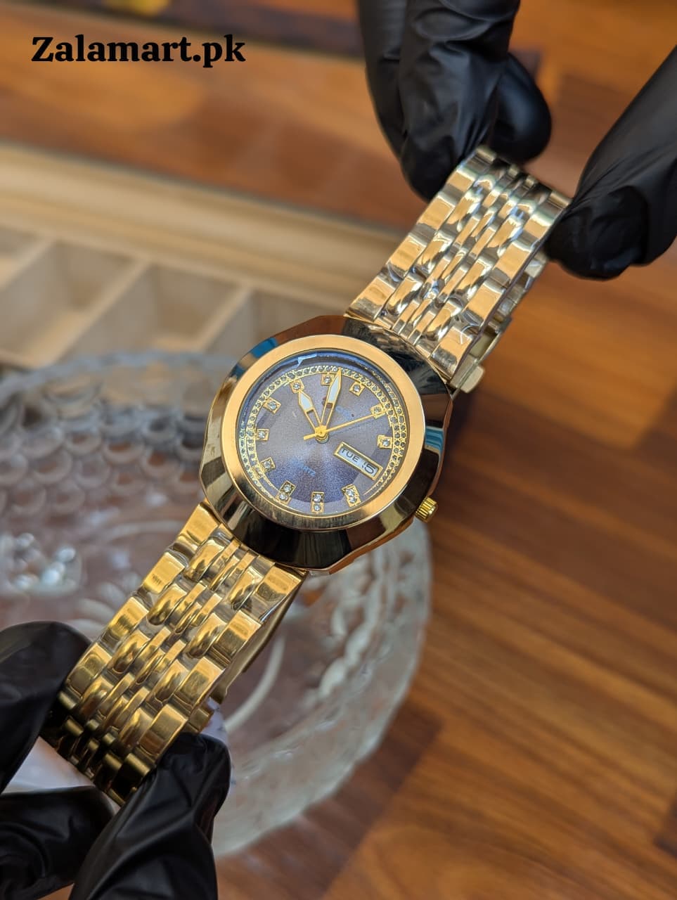 Orix Stainless Steel Day & Date Watch – Premium Timepiece