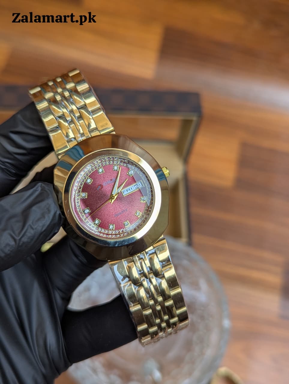 Orix Stainless Steel Day & Date Watch – Premium Timepiece