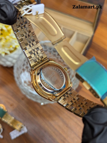 Orix Stainless Steel Day & Date Watch – Premium Timepiece