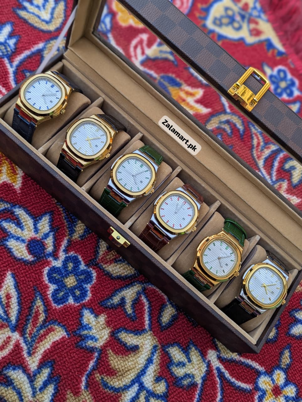 Patek Philippe Classic Watch – Stainless Steel & 100% Genuine Leather Strap