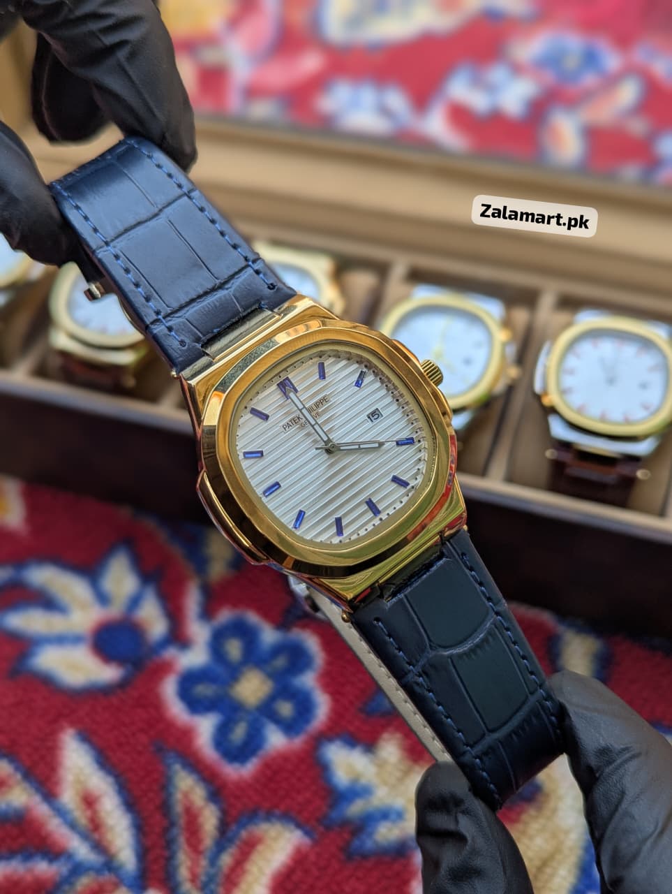 Patek Philippe Classic Watch – Stainless Steel & 100% Genuine Leather Strap