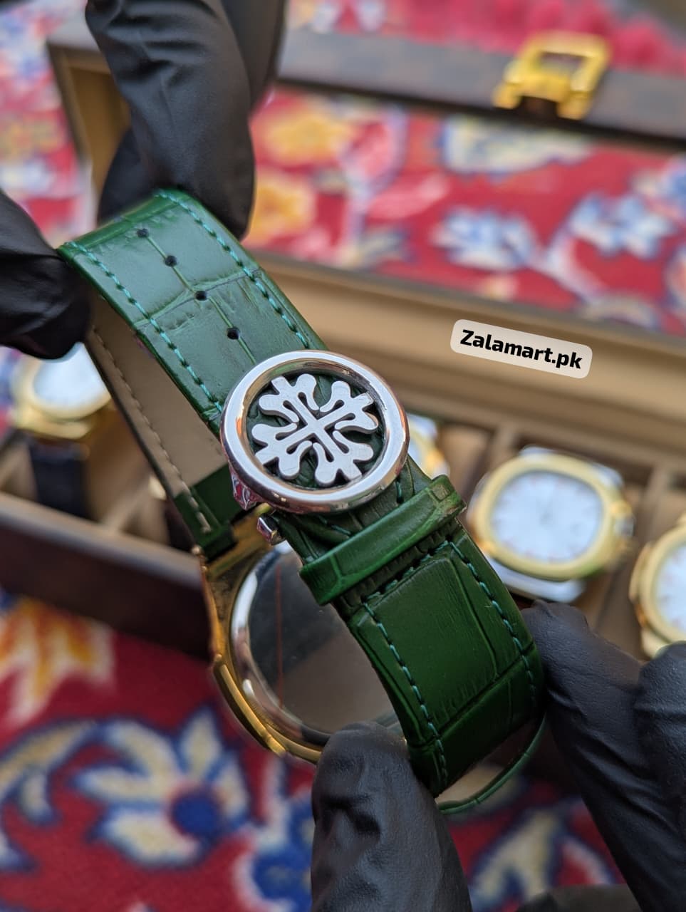 Patek Philippe Classic Watch – Stainless Steel & 100% Genuine Leather Strap