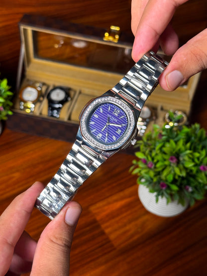 Luxury Patek Philippe Men's Watch – Elegant Stainless Steel Timepiece