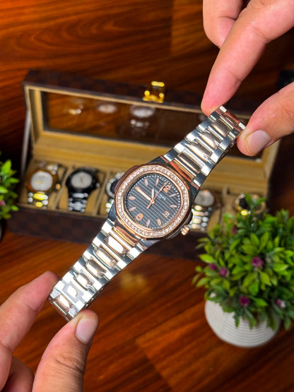 Luxury Patek Philippe Men's Watch – Elegant Stainless Steel Timepiece